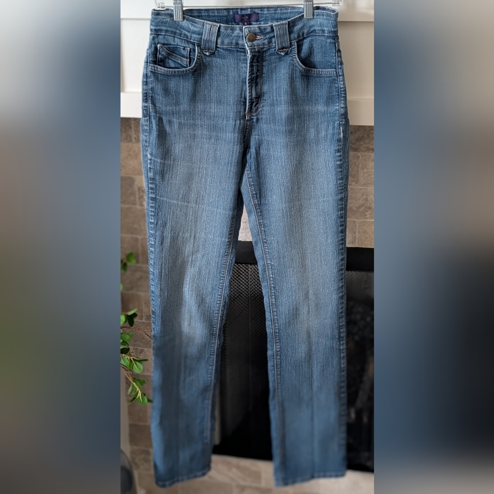 NYDJ Straight Leg Blue Jeans